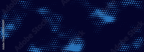 Elegant Design Glowing digital blue pixels for FinTech or Technology background. Abstract backdrop of glittering dots for scientific online webinar, blockchain or big data concept. Vector 