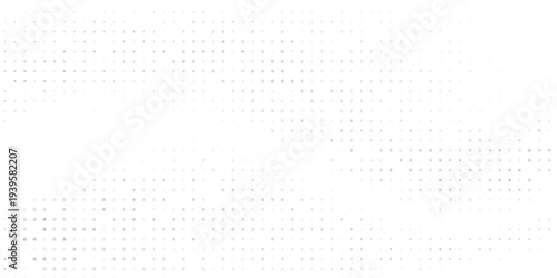 Background halftone pattern emerges against a light gray backdrop, showcasing a contemporary dot matrix designretro trendy wall