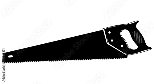 Handsaw with sharp teeth and ergonomic handle for precise cutting and woodworking projects
