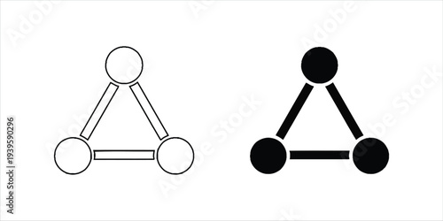 Molecular structures icon.