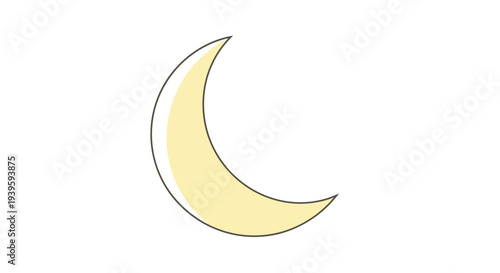 Crescent Moon in the Sky.