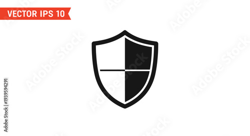 Shield Icon Security Symbol Emblem.