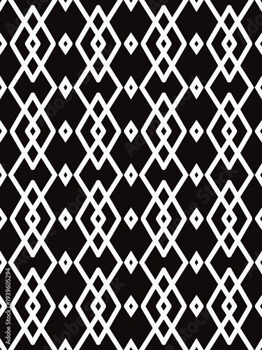 Diamond geometric seamless pattern. For textiles print, wallpapers, wrapping paper, and graphic design projects