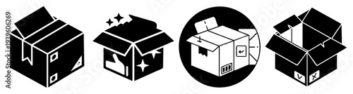 3D isometric gift boxes and shopping bag with stars vector illustration flat design