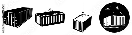 Server racks data storage cloud computing technology infrastructure vector illustration flat design