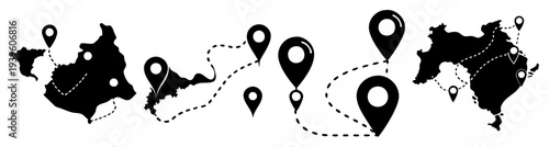 Hand holding graduation cap with flying paper planes and stars vector illustration flat design