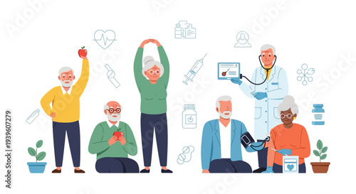 Healthy Seniors Lifestyle: Active Aging, Preventative Care & Medical Services for Older Adults