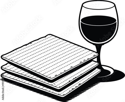 Elegant wine and napkins for a sophisticated evening