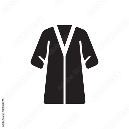 Coat Clothing Icon Vector