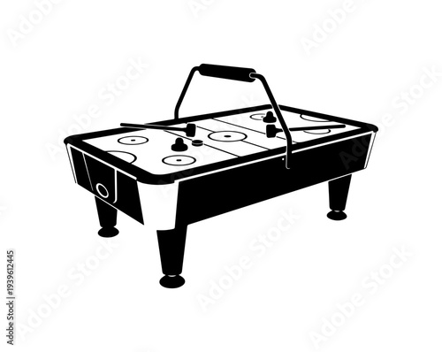 Vector air hockey table icon