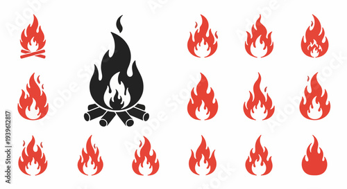 Fire icon collection.