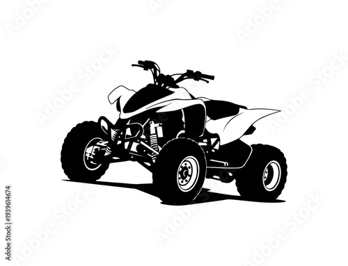 Vector ATV quad bike illustration