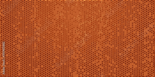 Close up of a basketball s surface showing its textured pattern