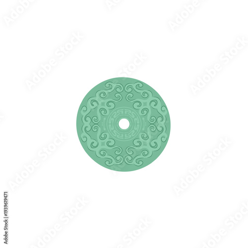 Traditional Korean Jade Ornament for Hanbok Norigae Tassel