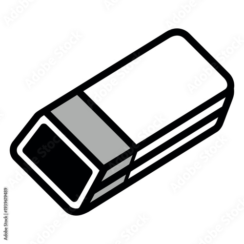 Flat of a black and gray U S B flash drive USB flash drive flat black and gray computer accessory data storage