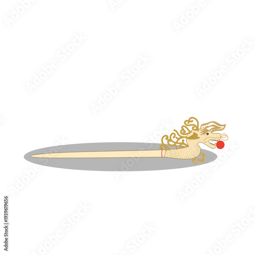 Traditional Korean Binyeo Hairpin – Hanbok Hair Ornament