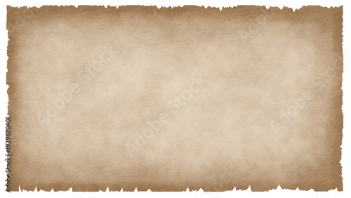 Vintage Ripped coffee brown paper