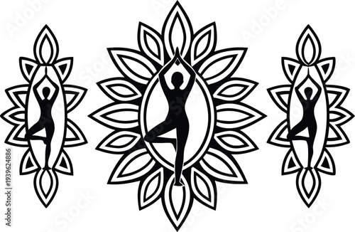 Yoga Poses Wellness Practice Concept. Yoga Poses Meditation And Balance. Yoga Poses Healthy Lifestyle Concept. Yoga Poses Fitness And Wellness. Yoga Poses Meditation Practice Theme. Yoga Poses Mind