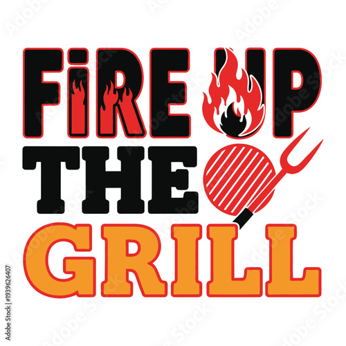 Fire up the grill for a summer barbecue with friends and family tshirt design