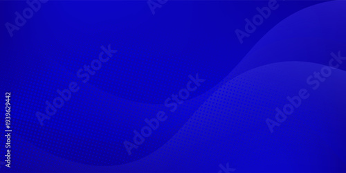 Modern abstract blue background featuring smooth gradient tones, halftone dot pattern, and layered geometric shapes. 