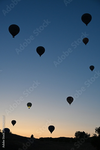 Scenic travel landscape in Turkey