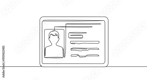 Simple contour drawing of a cat sitting on a chair in a cozy indoor setting with minimalistic design on a transparent background