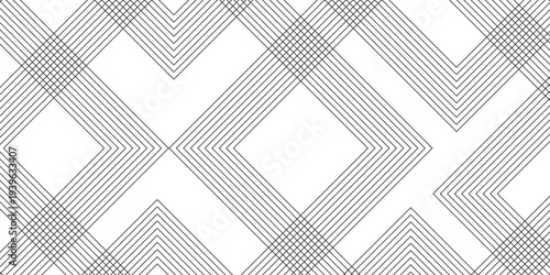 Modern Abstract white background design with layers of textured white transparent material, Minimal geometric white light background triangle black technology vector. Abstract graphic Banner design.