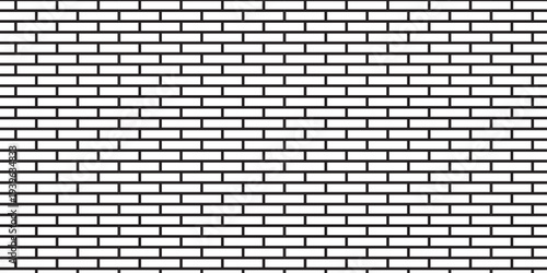 white brick wall texture and solid bricks seamless pattern background.