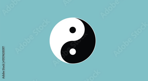 Yin, yang, symbol, balance, harmony, tao, taoism, philosophy, duality, energy, spiritual, meditation, zen, black, white, circle, icon, culture, concept, vector