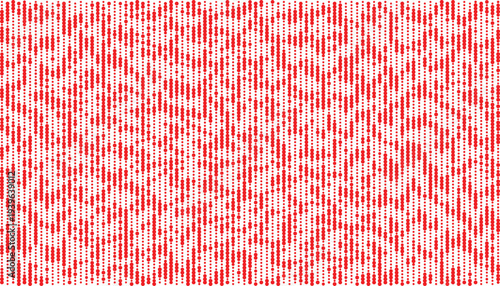 Abstract Red Halftone Dots Pattern Background, Retro Comic Style Texture