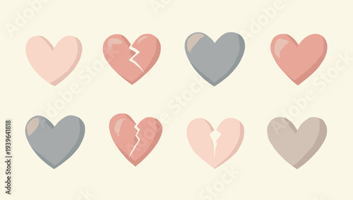 A digital illustration of a broken heart with a bandage, conveying a sense of sadness and recovery.