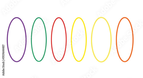 Easter egg decorating with colorful oval shapes easter eggs