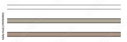 White beige wooden molding baseboard cornice trim for wall and ceiling interior decoration classic architectural profile decorative home decor construction stripe on transparent isolated