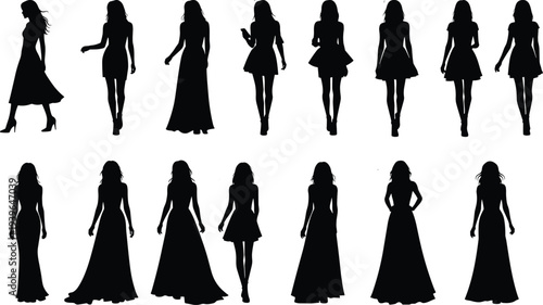 Vector illustration of high voltage transmission towers and electricity pylons set against white background for power energy and industrial infrastructure.