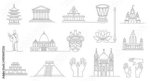 Global Culture Icons: Landmarks, Art, and Symbols