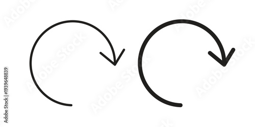 Reload button icon. Perfect for app and web interfaces, marketing, etc.