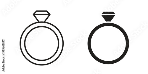 Ring icon. Perfect for app and web interfaces, marketing, etc.