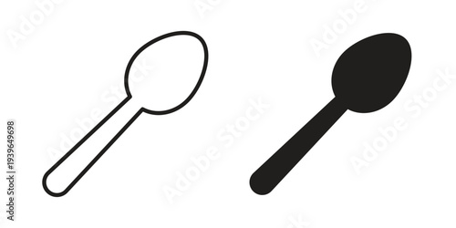 Spoon icon. Perfect for app and web interfaces, marketing, etc.