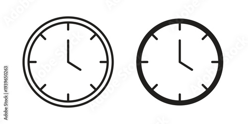 Time icon. Perfect for app and web interfaces, marketing, etc.