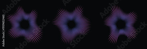 Gradient radio audio sound equalizes effects