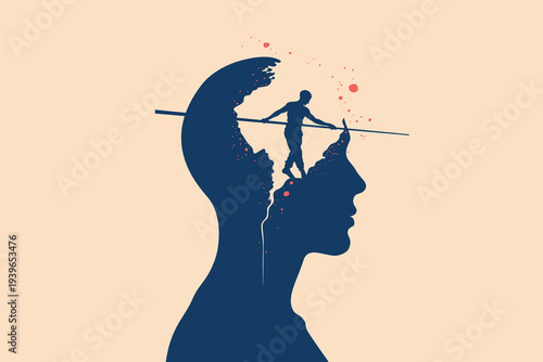 Tightrope Walker on Exploding Brain Wire: Child Mind Balance, Trauma Freedom Growth