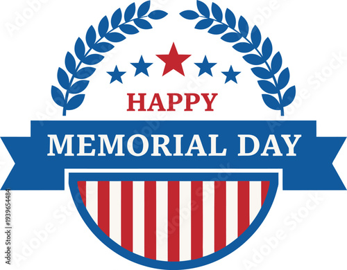 Memorial day tribute patriotic american holiday greeting