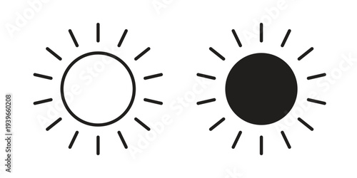 Sun icon
