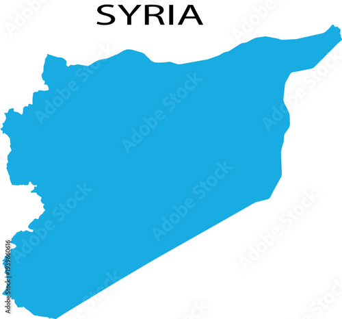 map of syria in detail