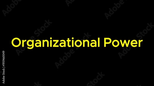 A video showcasing organizational power in a modern business setting