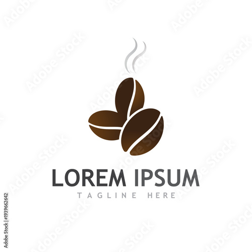 coffee bean icon vector