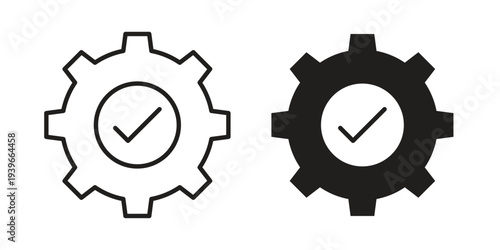 Smooth process icon in black solid style. linear symbol.