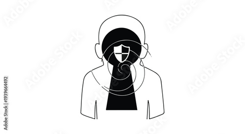 Shielded face identity protection concept