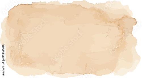 Aged Paper Texture Background with Water Stains Vintage Grunge Overlay for Design