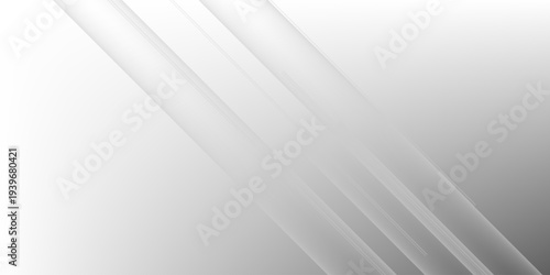 Amazing premium background. Elegant gray white diagonal lines with smooth soft shadow. Light silver grey gradient. Geometric modern stripe design  modern